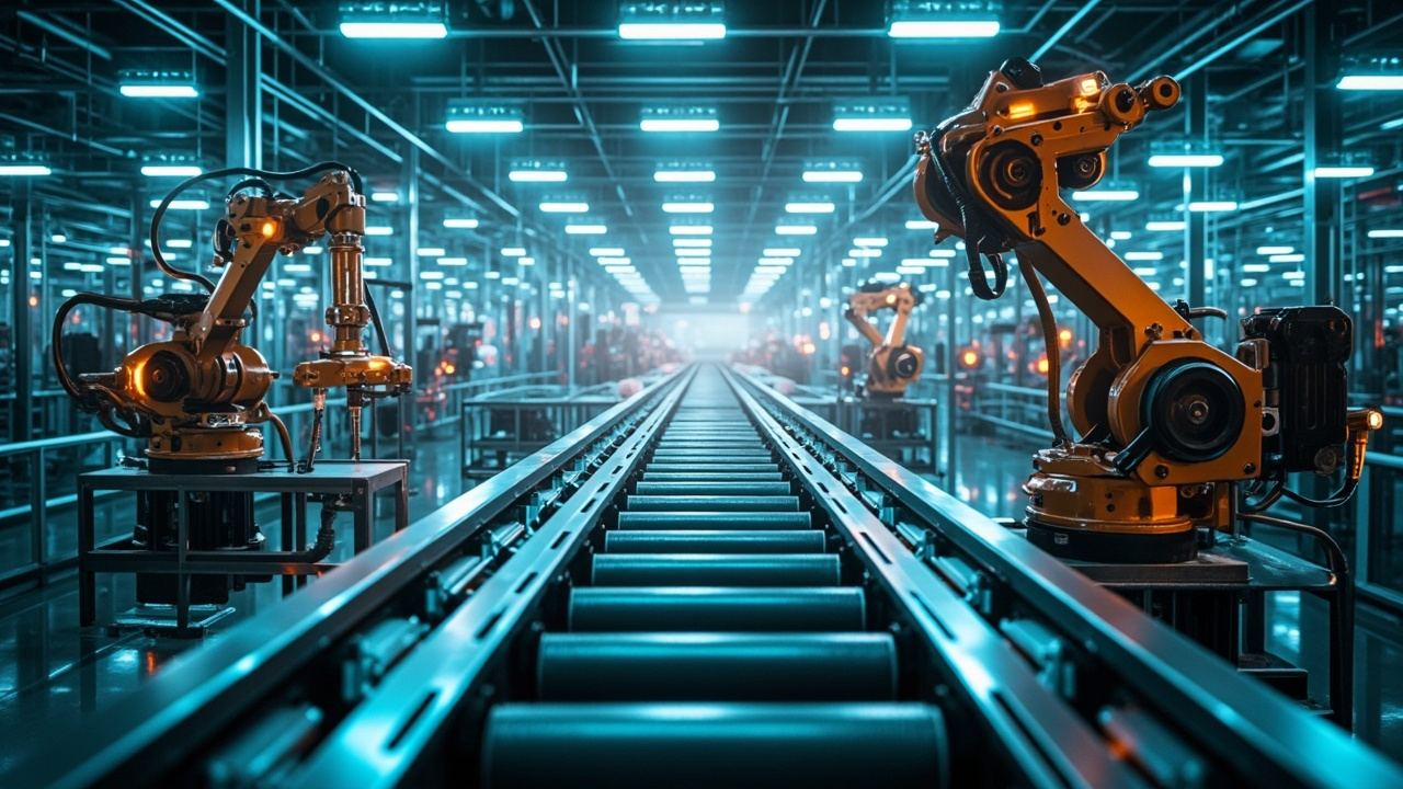 Manufacturing facility with automation equipment