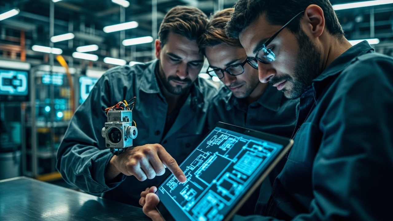 Equipo de ingenieros de Valley International Supply asesorando sobre la selección de componentes de automatización industrial.